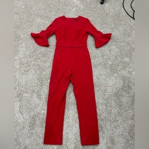 Black Halo red jumpsuit